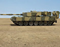 アージュン 戦車 Mk I 3Dモデル side view