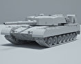 アージュン 戦車 Mk I 3Dモデル clay render