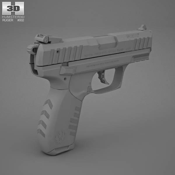 Ruger Sr22 Modello 3d Armi On Hum3d 3469