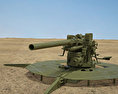 90 mm Gun M1 Modèle 3d