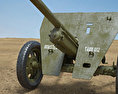 Type 1 47 mm Anti-Tank Gun 3Dモデル