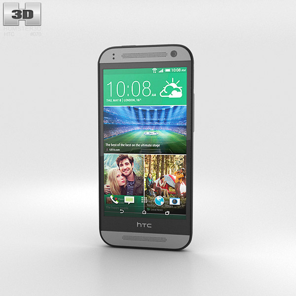 HTC One Mini 2 Gunmetal Gray 3D model