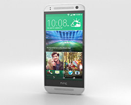HTC One Mini 2 Glacial Silver 3D model