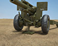 M114 155 mm Howitzer Modelo 3d