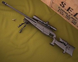 Blaser R93 LRS2 Modello 3D