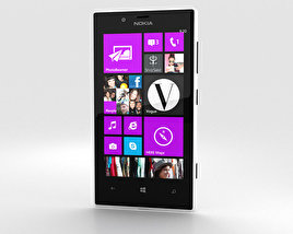 Nokia Lumia 720 Bianco Modello 3D