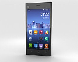 Xiaomi MI-3 Silver 3D model