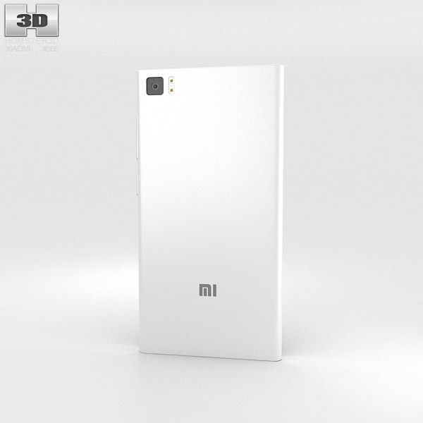 Xiaomi MI-3 White 3d model