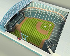 Minute Maid Park Stade de Baseball Modèle 3D