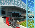 美粒果球場 棒球场 3D模型