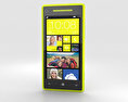 HTC Windows Phone 8X Limelight Yellow 3D-Modell