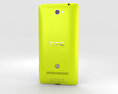 HTC Windows Phone 8X Limelight Yellow 3D 모델 