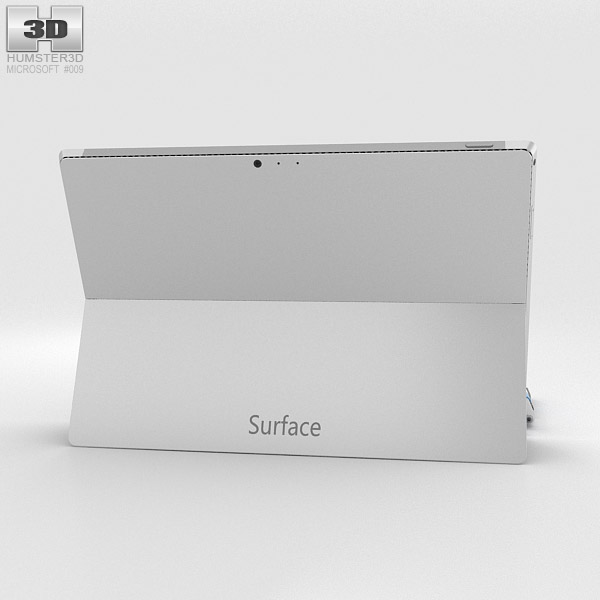 Microsoft Surface Pro 3 Cyan Cover Modello 3D
