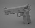 白朗寧大威力半自動手槍 3D模型
