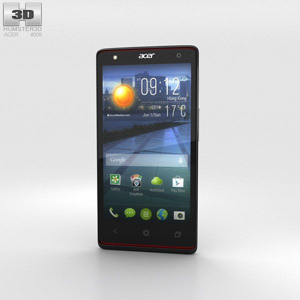 Acer Liquid E3 Silver Modello 3D