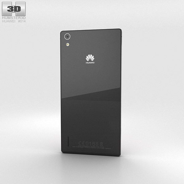 Huawei Ascend P7 Black 3d model