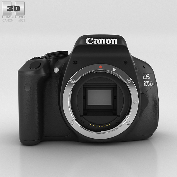 canon eos 600d 3d model
