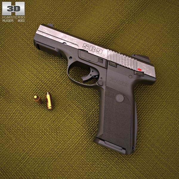 Ruger SR9 3D模型