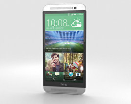 HTC One (E8) Weiß 3D-Modell
