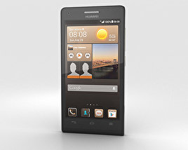 Huawei Ascend G6 黒 3Dモデル