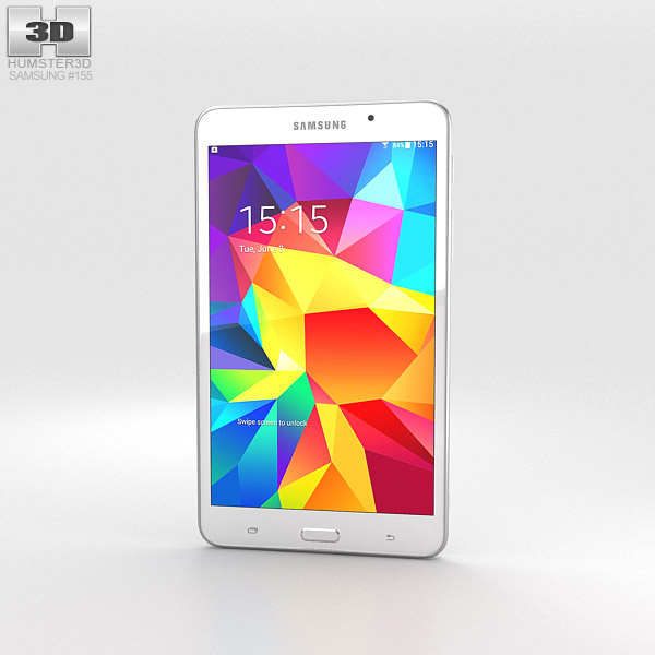 Samsung Galaxy Tab 4 7.0-inch White 3D model