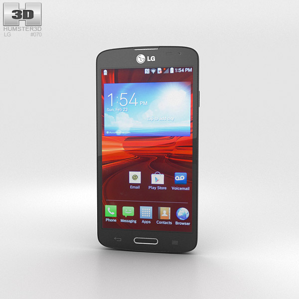 LG Volt Black 3d model