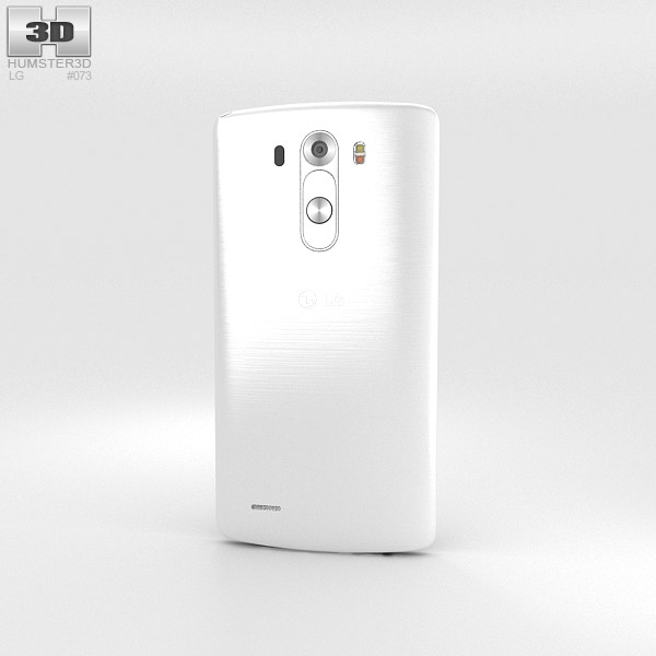 LG G3 Silk White Modèle 3d