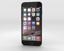 Apple iPhone 6 Space Gray 3D 모델 