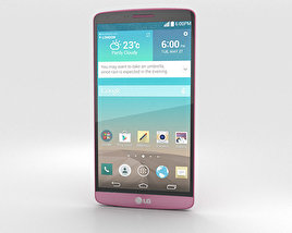 LG G3 Burgundy Red Modelo 3D