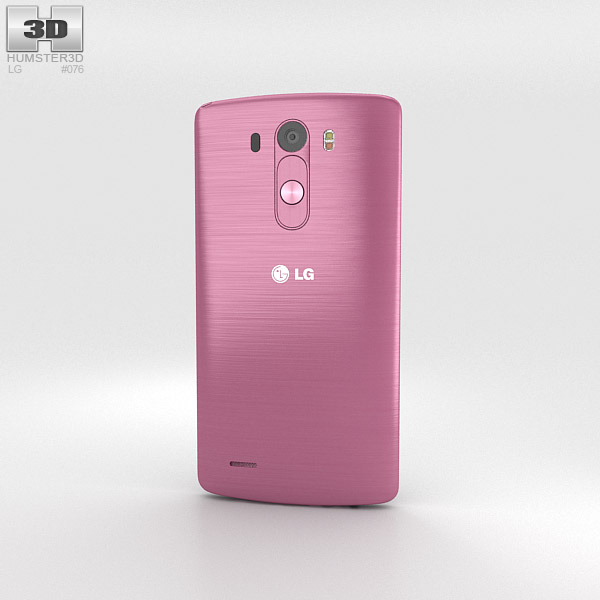 LG G3 Burgundy Red 3d model