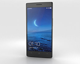 Oppo Find 7 Black 3D model