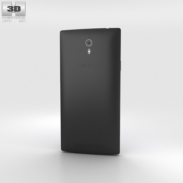 Oppo Find 7 Black 3d model