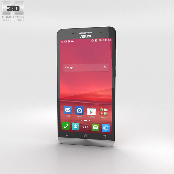 Asus Zenfone 6 Cherry Red 3D-Modell