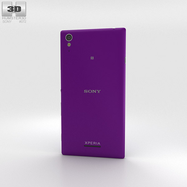Sony Xperia T3 Purple 3d model