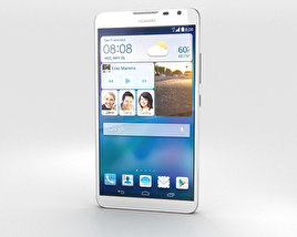 Huawei Ascend Mate 2 4G Pure White Modèle 3D