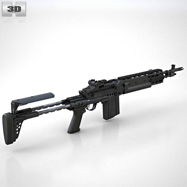 Mk 14 Enhanced Battle Rifle 3D модель.