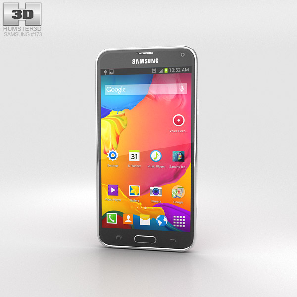 Samsung Galaxy S5 LTE-A Sweet Pink 3d model