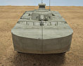 Японський плаваючий танк Ка-Мі 3D модель front view