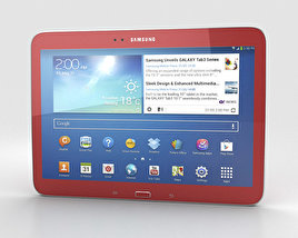 Samsung Galaxy Tab 3 10.1-inch Garnet Red Modèle 3D