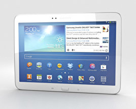 Samsung Galaxy Tab 3 10.1-inch Branco Modelo 3d
