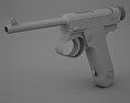 南部手槍 3D模型