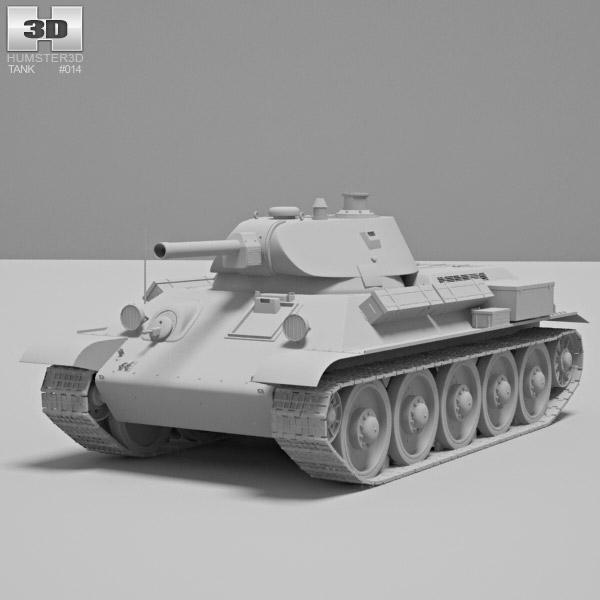 T 34 3d Model Military On Hum3d