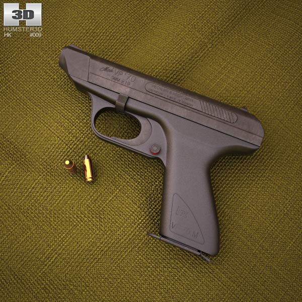 HK VP70手槍 3D模型