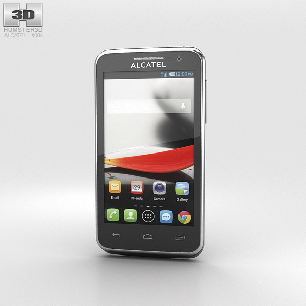 Alcatel One Touch Evolve Black 3D 모델 