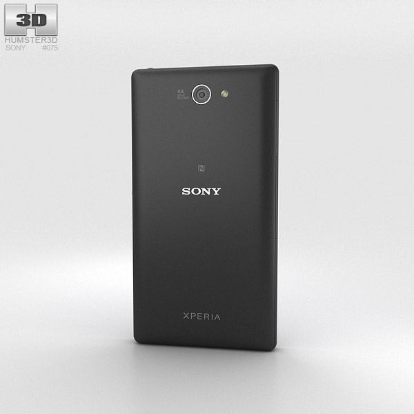 Sony Xperia Z2a Black 3d model