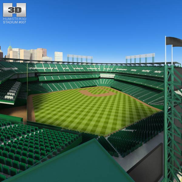 How we made a Coors Field ballpark stadium 3D model