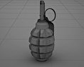F-1手榴彈 3D模型