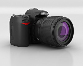 Nikon D7000 3D model