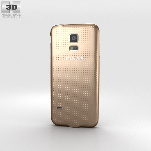 Samsung Galaxy S5 mini Copper Gold 3Dモデル