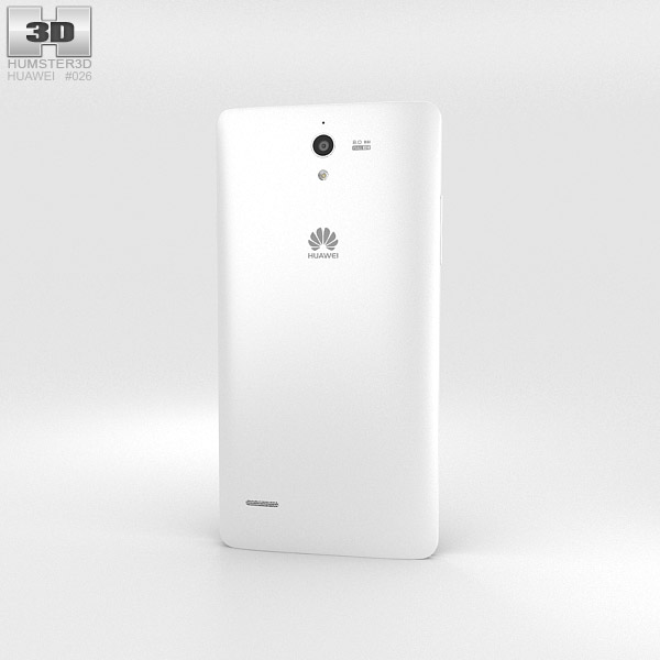 Huawei Ascend G700 White 3d model